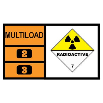 (image for) MULTILOAD (of class 7 - radioactive material)